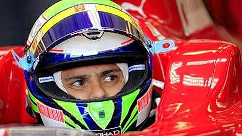Wieder zurück im Formel-1-Cockpit: Felipe Massa. Wieder zurück im Formel-1-Cockpit: Felipe Massa.