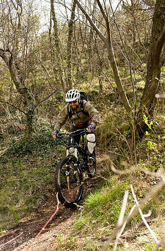 Kleine, gut zu fahrende Wald-Trails bereiten jedem Mountainbiker viel Freude.