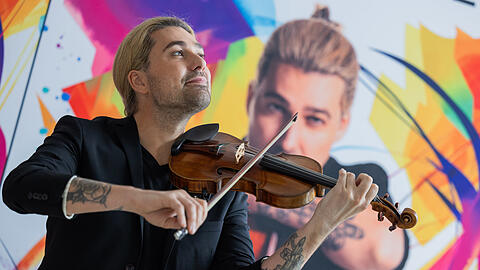 Der Geiger David Garrett.