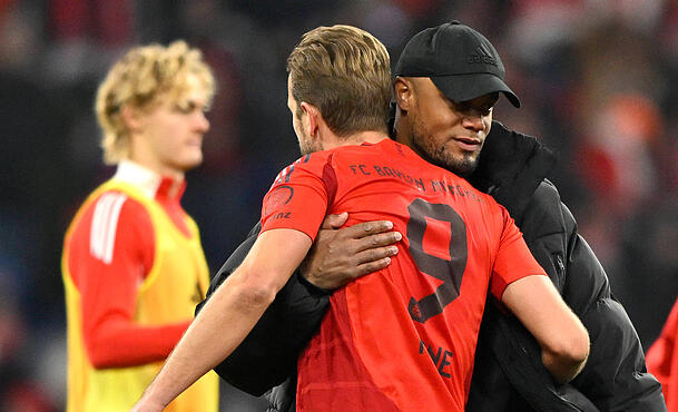 Vincent Kompany kann gegen RB Leipzig wieder auf Harry Kane zurückgreifen. Vincent Kompany kann gegen RB Leipzig wieder auf Harry Kane zurückgreifen.