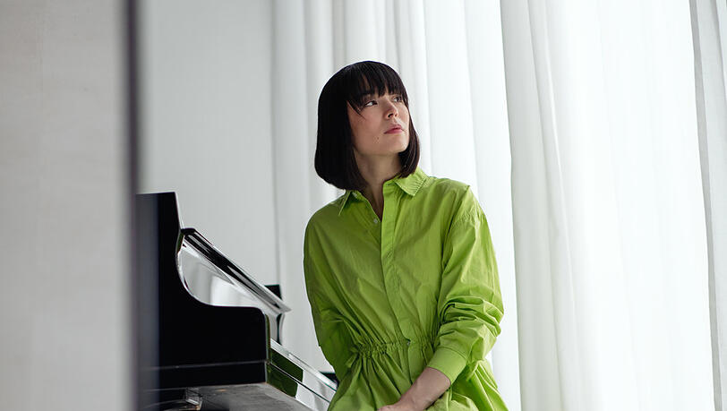 Die 1988 in München geborene Pianistin Alice Sara Ott. Die 1988 in München geborene Pianistin Alice Sara Ott.