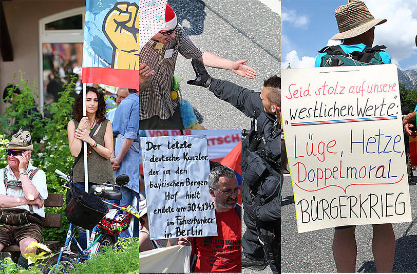 Die Bilder von der Demo in Garmsich!