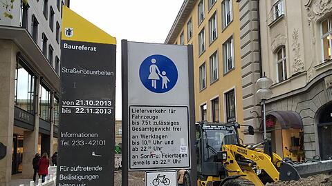 Vom Marienplatz in Richtung Oper wird es eng. Was nach der Baustelle geplant ist: Klicken Sie sich durch die Bildergalerie.