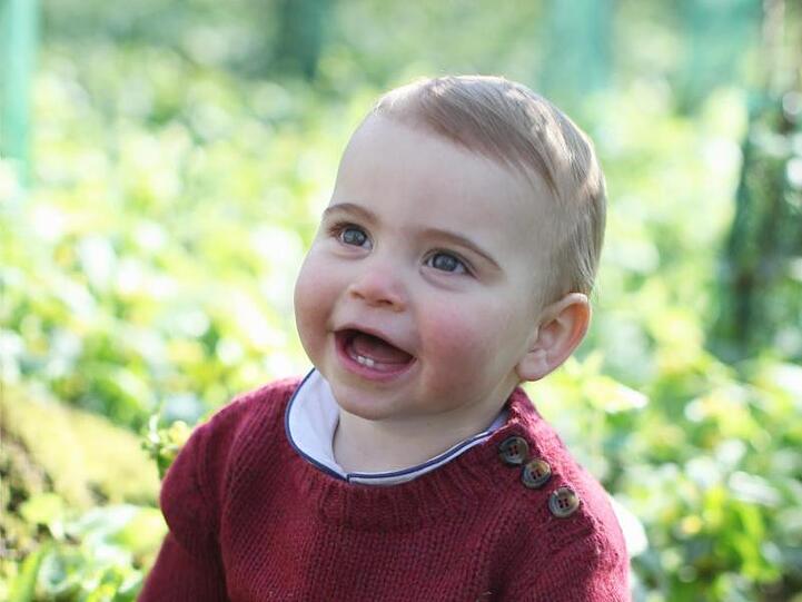 Prinz Louis Anfang April 2019 auf dem Landwohnsitz in der Grafschaft Norfolk - aufgenommen von seiner Mutter Kate.