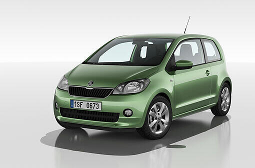Die Front zeigt gleich, woher der Kleine stammt: Der tschechische Skoda Citygo wird ab 9450 Euro angeboten.