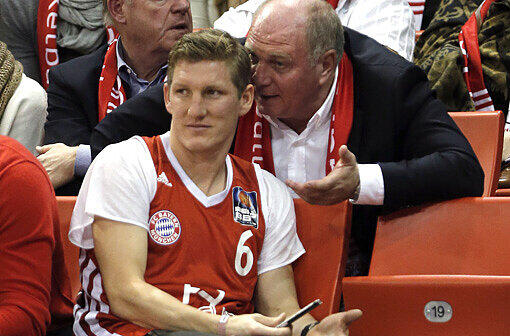 Bastian Schweinsteiger und Uli Hoeneß
