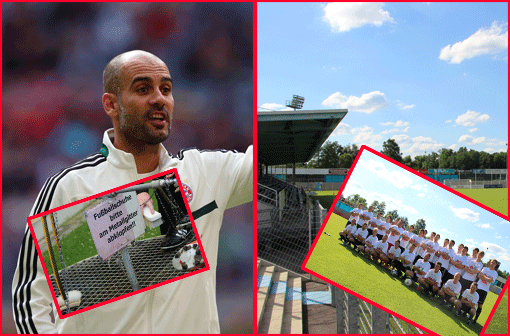 Ausnahmezustand vor Guardiolas erstem Spiel in Weiden: Die AZ war schon da und zeigt in der Bilderstrecke, was die Bayern dort erwartet.