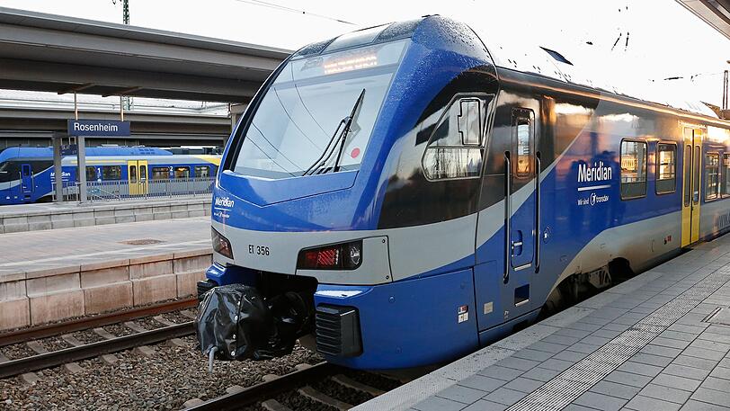 Die Meridian-Züge sind beliebtes Verkehrsmittel von bayerischen Touristen nach Österreich.
