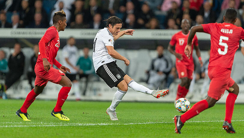 Das 2:1 gegen Peru: Debütant und Torschütze Nico Schulz (Mitte). Das 2:1 gegen Peru: Debütant und Torschütze Nico Schulz (Mitte).