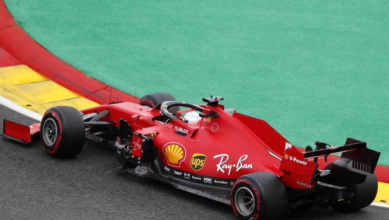 Fuhr im Training von Spa erneut hinterher: Ferrari-Pilot Sebastian Vettel. Fuhr im Training von Spa erneut hinterher: Ferrari-Pilot Sebastian Vettel.