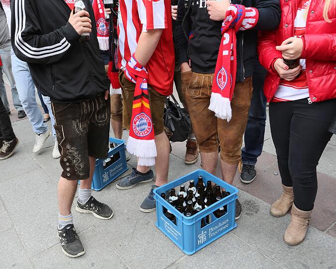 Geschichten, Fans und Skurilitäten: Stimmungsvolle Fotos aus München zum großen Finale in Wembley