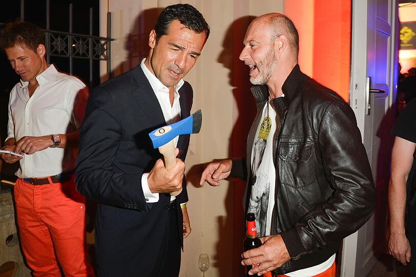 Erol Sander mit Simon Licht