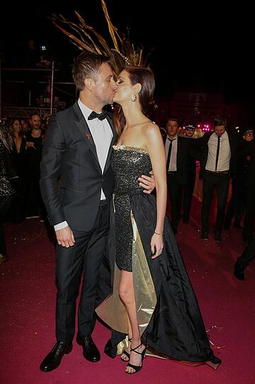 Chris Hardwick and Lydia Hearst