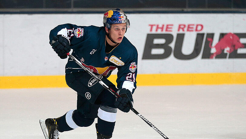 Dominik Kahun, 21-jähriger Jungstar des EHC München. Dominik Kahun, 21-jähriger Jungstar des EHC München.