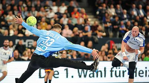 Keeper Andreas Wolff - ein Erfolgsgarant der deutschen Handballer.