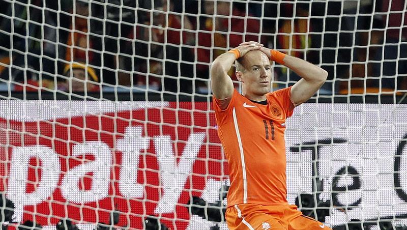 Bei der WM von Holland verheizt? Bayern-Star Arjen Robben. Bei der WM von Holland verheizt? Bayern-Star Arjen Robben.