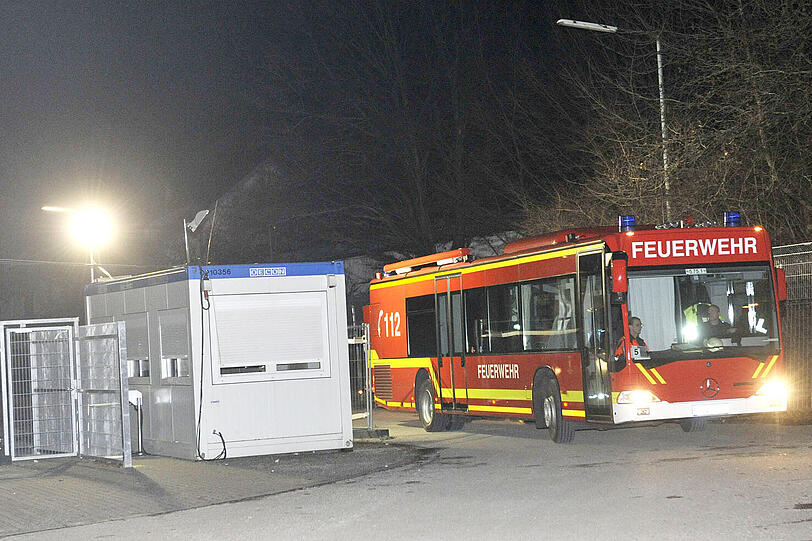 Großeinsatz wegen des Hungerstreiks