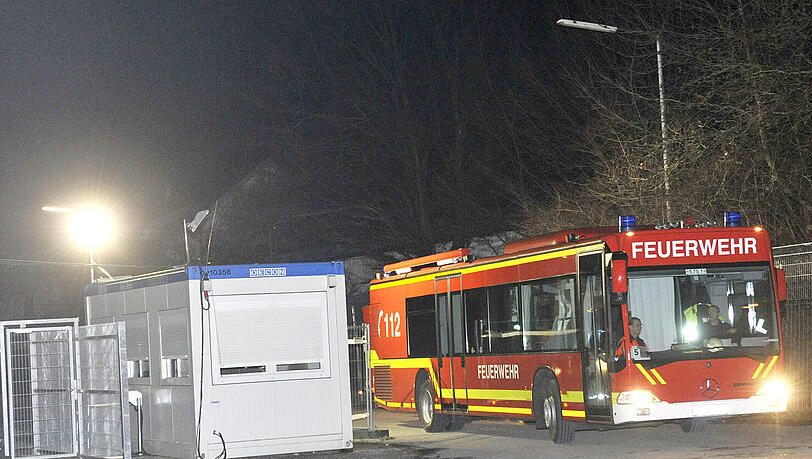 Großeinsatz wegen des Hungerstreiks