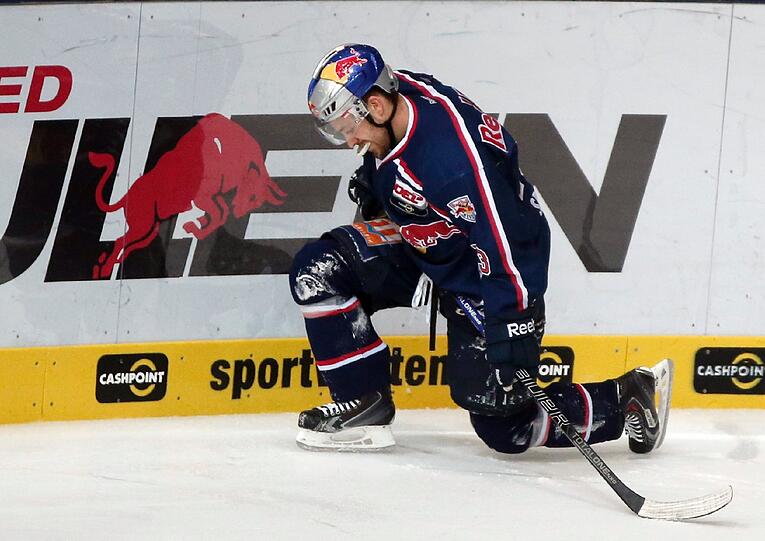 Frust pur: Daniel Sparre, Stürmer des EHC Red Bull München.
