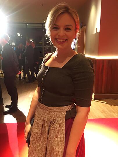 Katharina Schulze auf dem Roten Teppich.