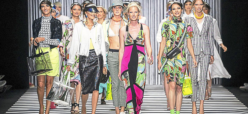 Adelinde Knorr inszeniert auch "Marc Cain"-Shows, wie hier für die Sommerkollektion 2019.