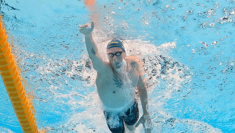 Schied über 800 Meter Freistil bereits im Vorlauf aus: Florian Wellbrock.