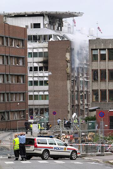 Blut, Zerstörung und Tränen - eine gigantische Explosion hat Oslo erschüttert - die Bilder vom Terror.