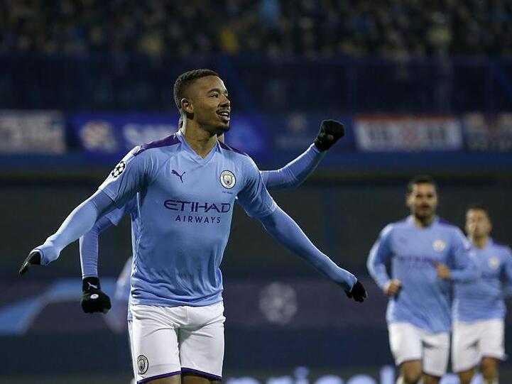 Mit drei Treffern war Gabriel Jesus der überragende Mann beim ManCity-Sieg Zagreb.