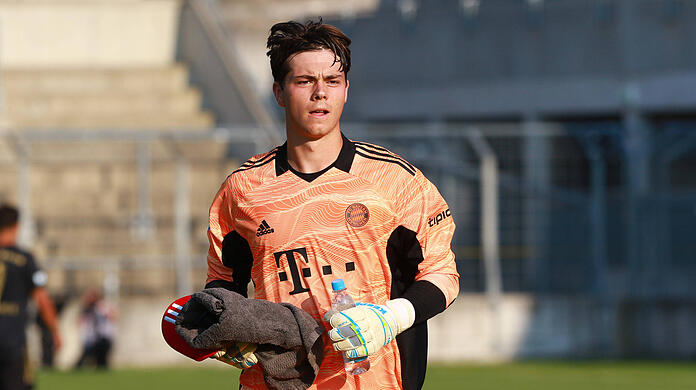 Bayerns Nachwuchstorwart Jakob Mayer.