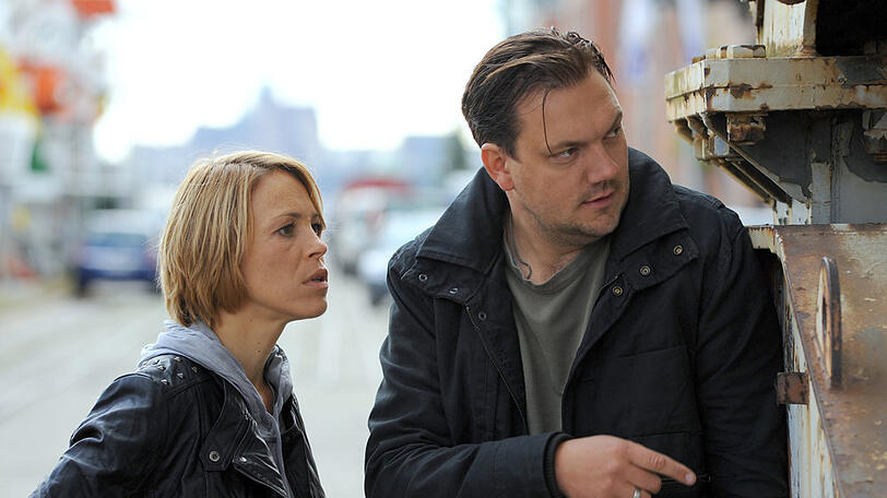 "Polizeiruf 110: Einer von uns": Kommissarin Katrin König (Anneke Kim Sarnau) und Kommissar Alexander Bukow (Charly Hübner)