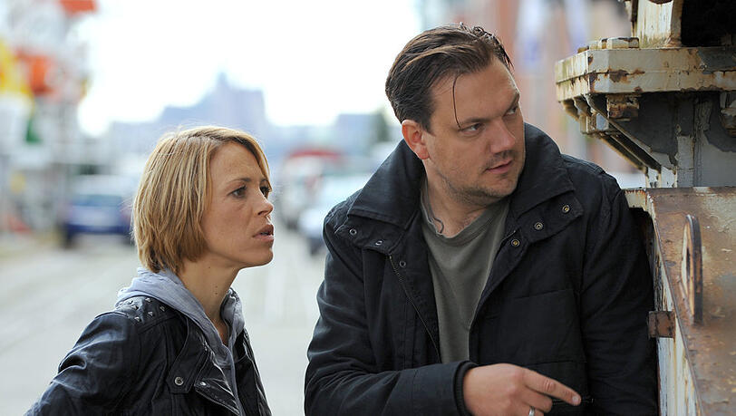 "Polizeiruf 110: Einer von uns": Kommissarin Katrin König (Anneke Kim Sarnau) und Kommissar Alexander Bukow (Charly Hübner) "Polizeiruf 110: Einer von uns": Kommissarin Katrin König (Anneke Kim Sarnau) und Kommissar Alexander Bukow (Charly Hübner)