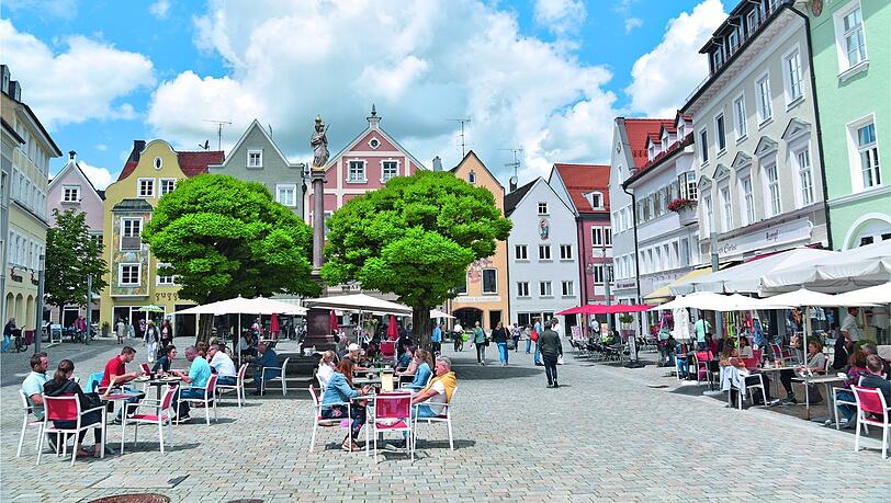 Hier hält man es aus: die Altstadt von Weilheim. Hier hält man es aus: die Altstadt von Weilheim.