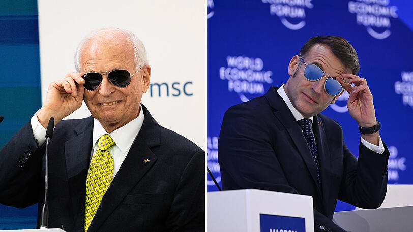 Siko-Gastgeber Wolfgang Ischinger hat sich einen Scherz mit Frankreichs Pr&auml;sident Emmanuel Macron erlaubt.