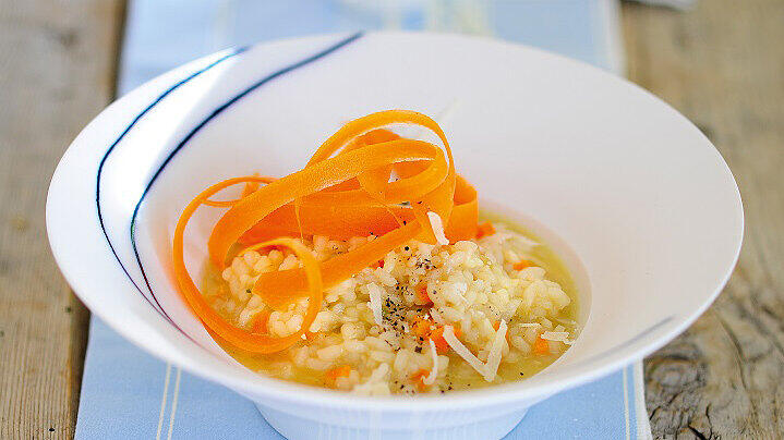 Klingt auch vorzüglich-vegetarisch: Weißbier-Risotto.
