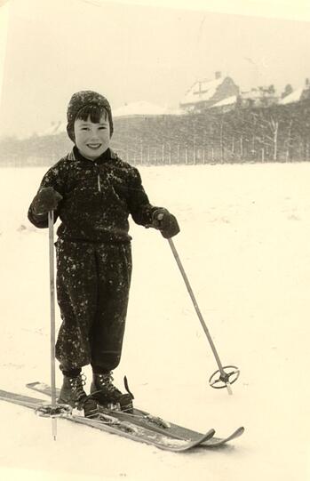 Mei, was für eine Gaudi! Skifahren auf der Theresienwiese.