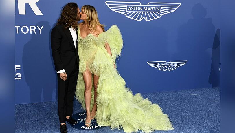 Tom Kaulitz und Heidi Klum bei der amfAR-Gala in Cannes.