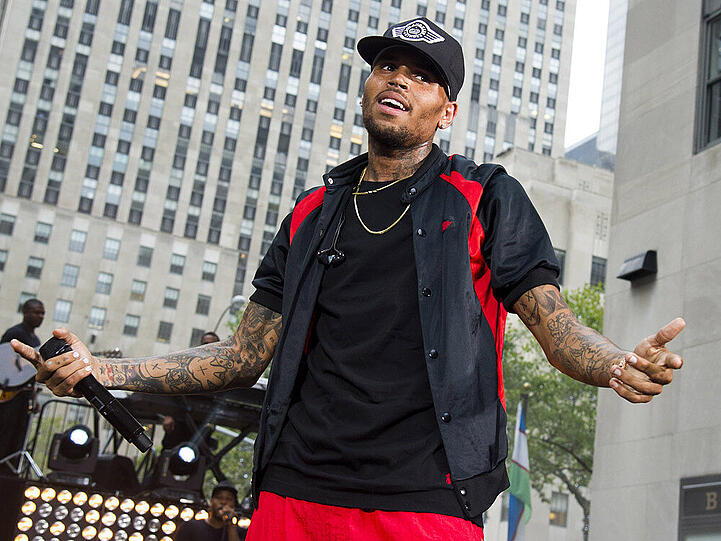 Chris Brown bei einem Auftritt in der "Today"-Show