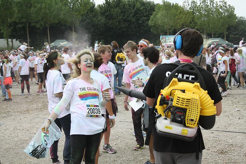 Bunter geht's nicht: Der Color Run in München. Die Bilder.