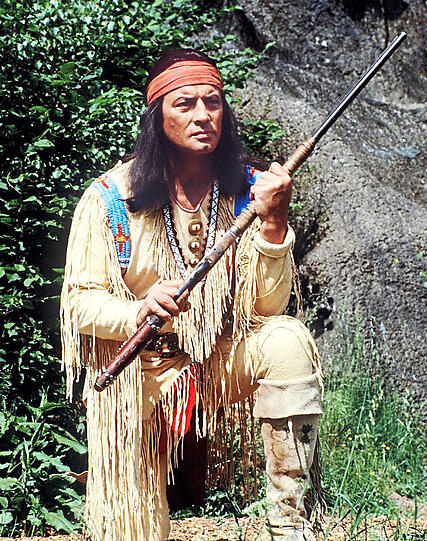 Pierre Brice als "Winnetou" 1982.