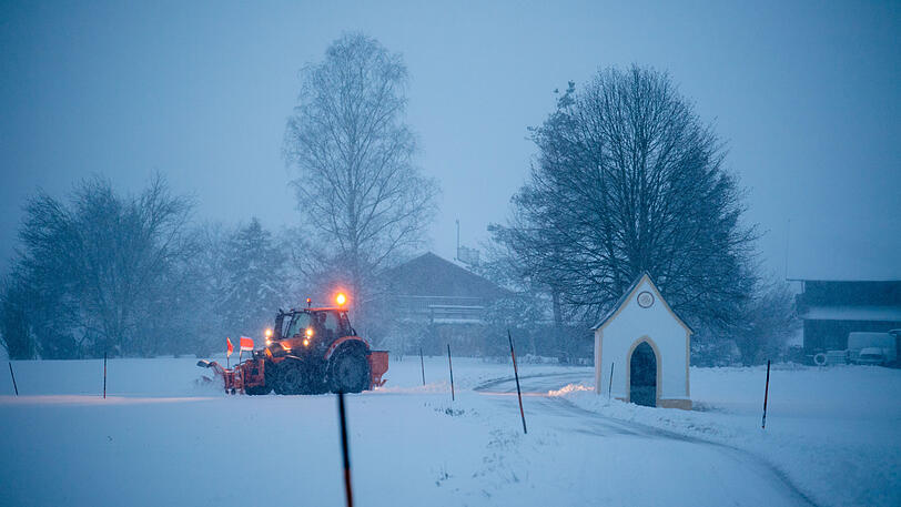 Örtlich fielen bis zu 20 Zentimeter Neuschnee.