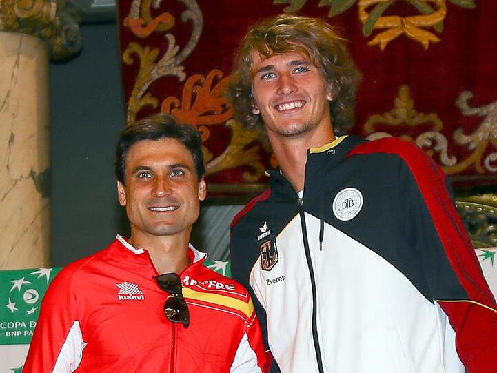 David Ferrer (l) könnte der nächste Coach von Alexander Zverev sein.