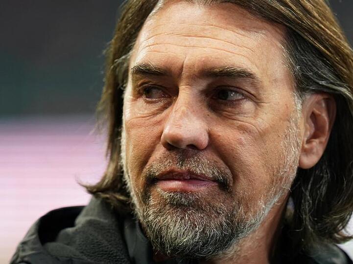 Der Augsburger Trainer Martin Schmidt. Foto: Thomas Frey/dpa/Archiv
