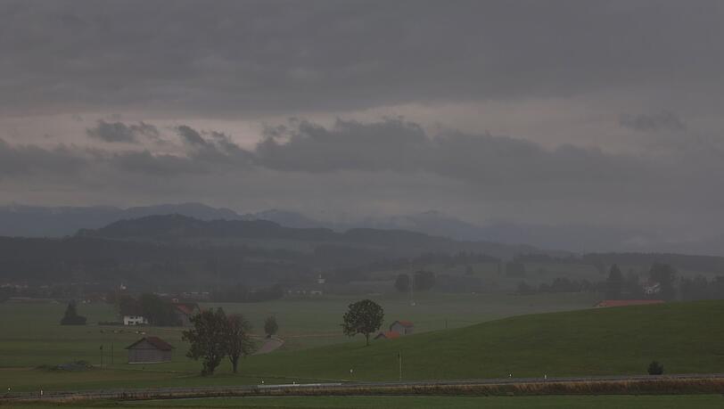 In Bayern gab es Gewitter.