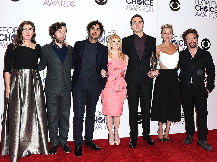 Die Stars von "The Big Bang Theory" bei den People's Choice Awards