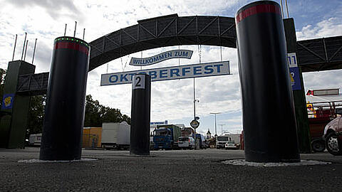 Rund ums Oktoberfest gibt es einen Sperrring. (Archivbild)