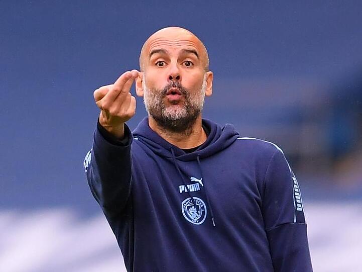 Macht sich über die Taktik von Real-Trainer Zidane Gedanken: Manchester-City-Coach Pep Guardiola.