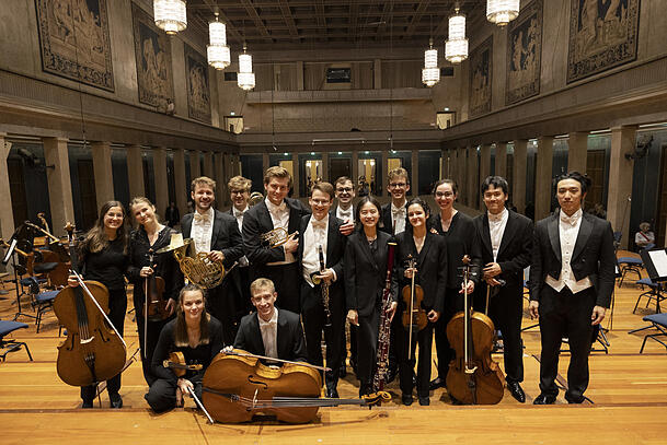 Die Akademisten des BR-Symphonieorchesters.