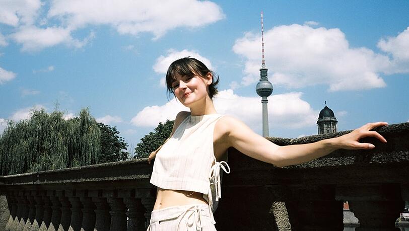 Schauspielerin Lea van Acken in Berlin. Schauspielerin Lea van Acken in Berlin.