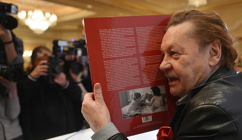 Helmut Berger stellte im Hotel Regent am 01. November 2012 in Berlin den Fotoband  "Helmut Berger: Ein Leben in Bildern" vor.
