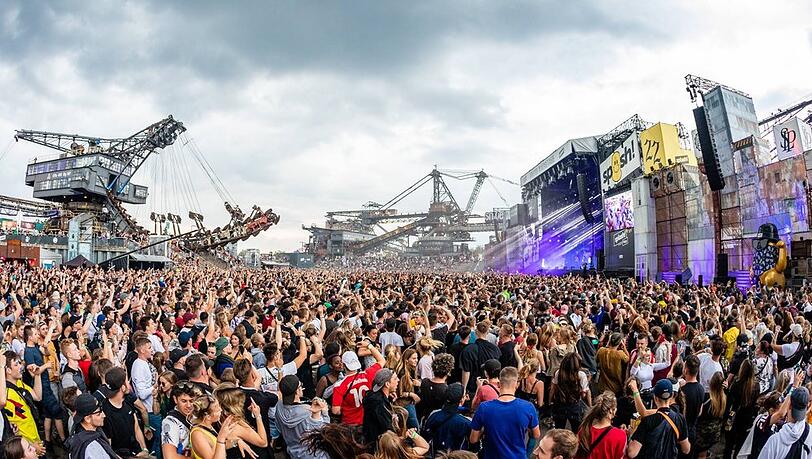 Das Splash! Festival in Ferropolis.